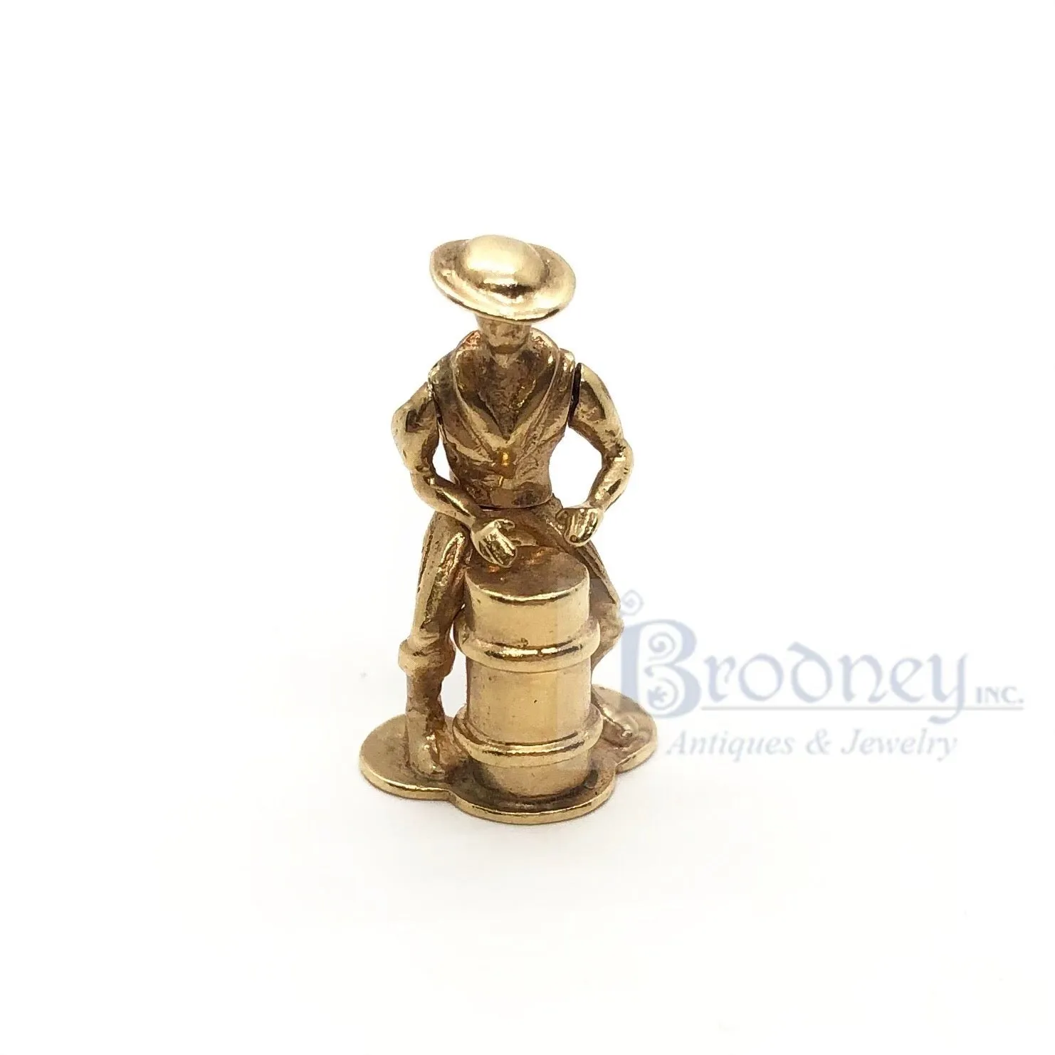 14 Kt Gold Steel Drummer Charm