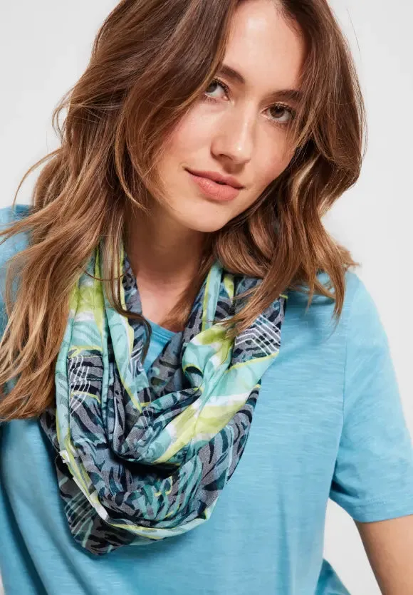 572101- Print Loop Scarf-Cecil