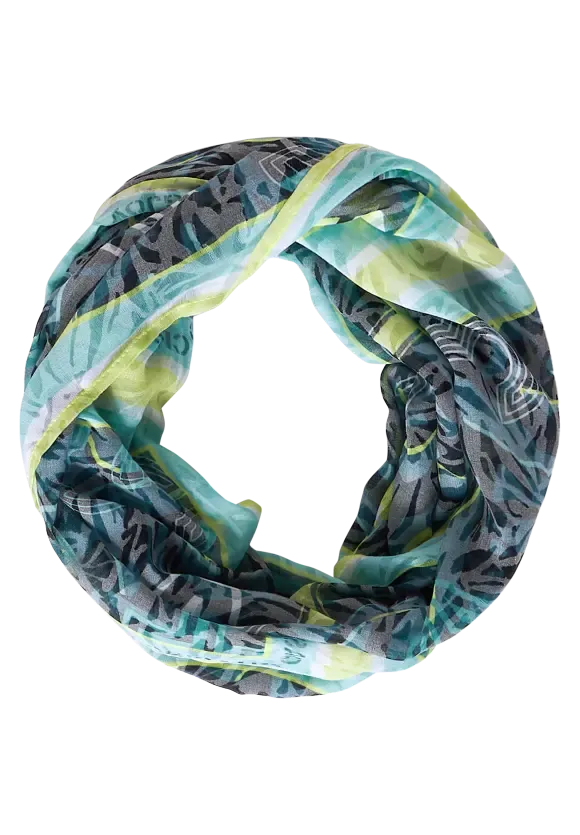 572101- Print Loop Scarf-Cecil