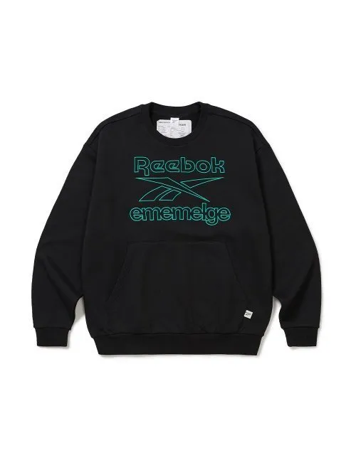 87MM  |Unisex Street Style Long Sleeves Logo Sweatshirts