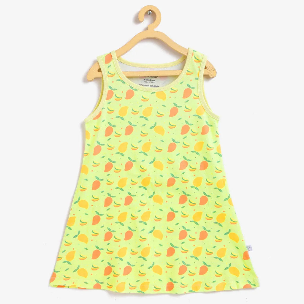 A-line Dress - Mango Summers (2-4 years)