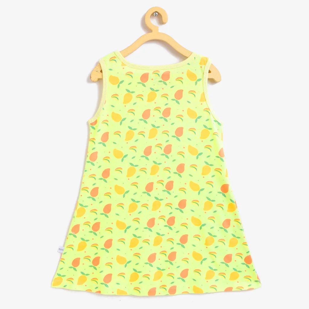 A-line Dress - Mango Summers (2-4 years)