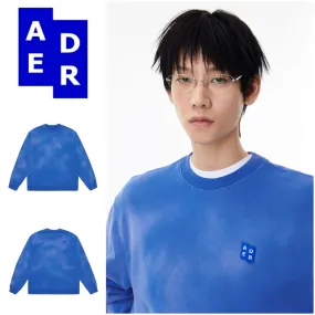 ADERERROR  |Unisex Street Style Long Sleeves Cotton Logo Sweatshirts