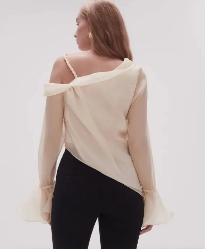 Aje  |Long Sleeves Plain Medium Party Style Elegant Style