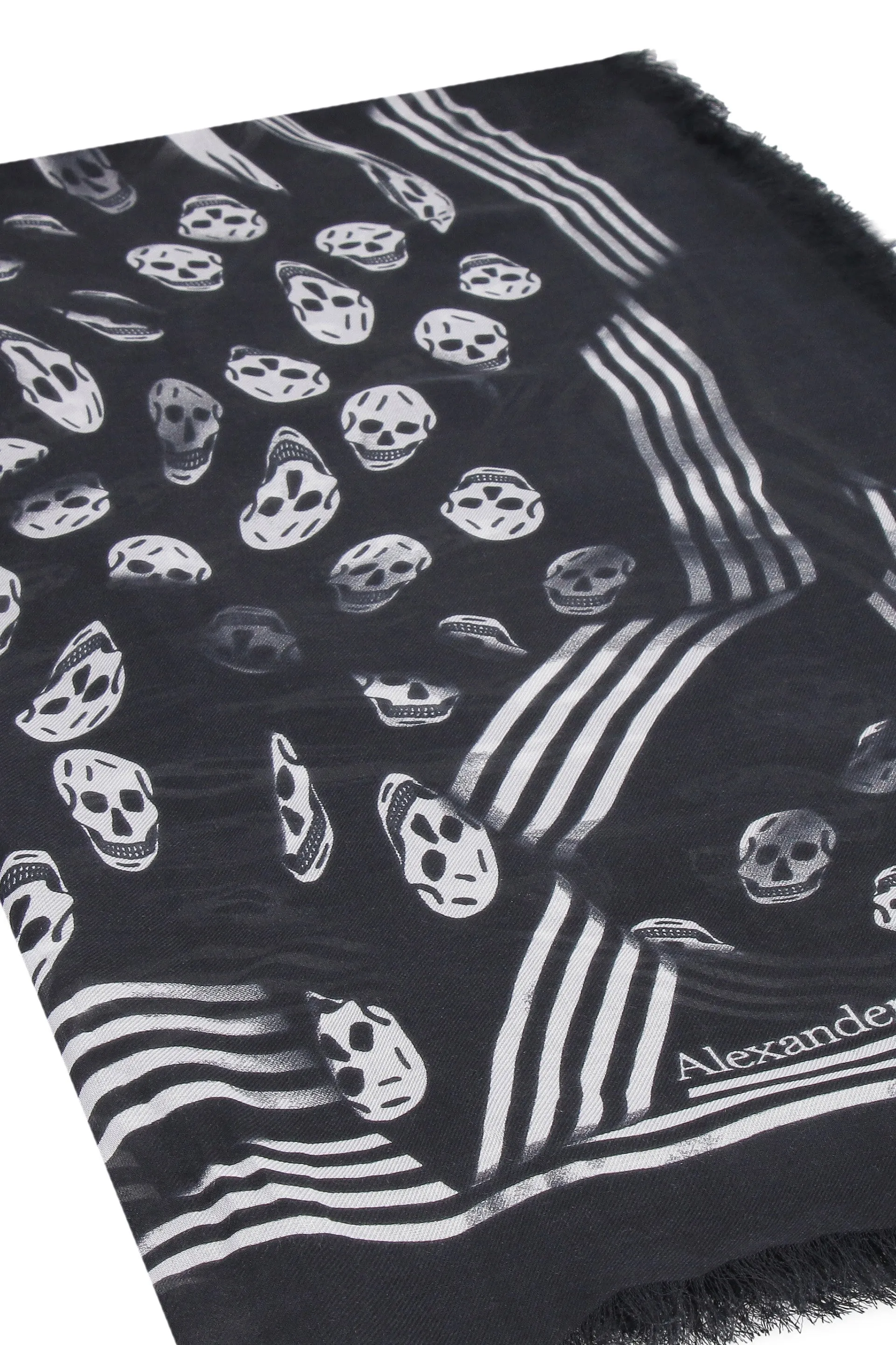 Alexander McQueen Skull Printed Scarf