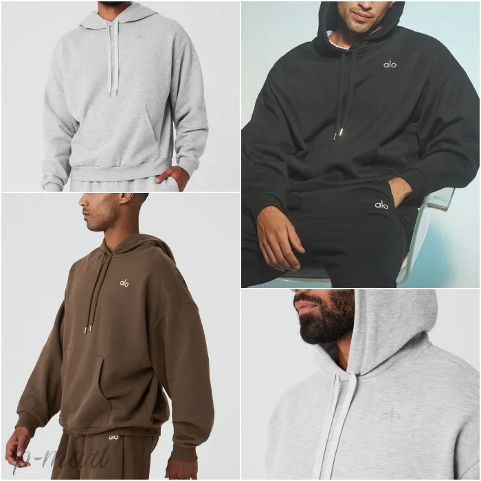 ALO Yoga  |Pullovers Unisex Long Sleeves Plain Hoodies