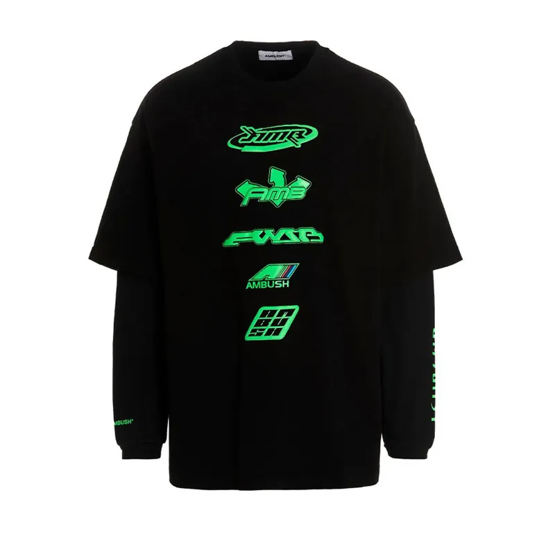 AMBUSH  |Crew Neck Unisex Street Style Long Sleeves Plain Cotton