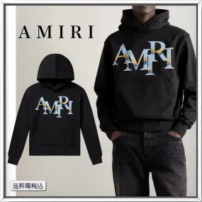 AMIRI  |Pullovers Sweat Street Style Cotton Logo Hoodies