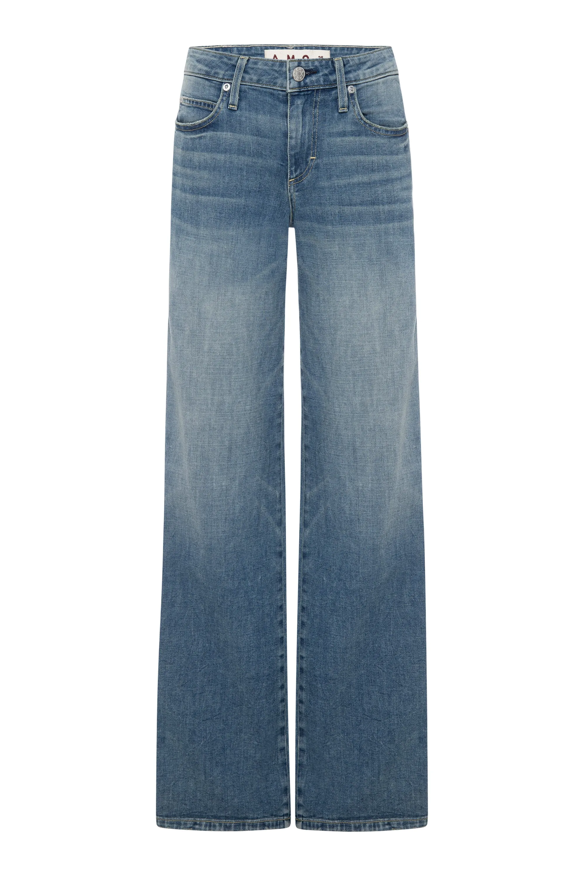 AMO Denim Sabine Wide Leg Jeans in Amour