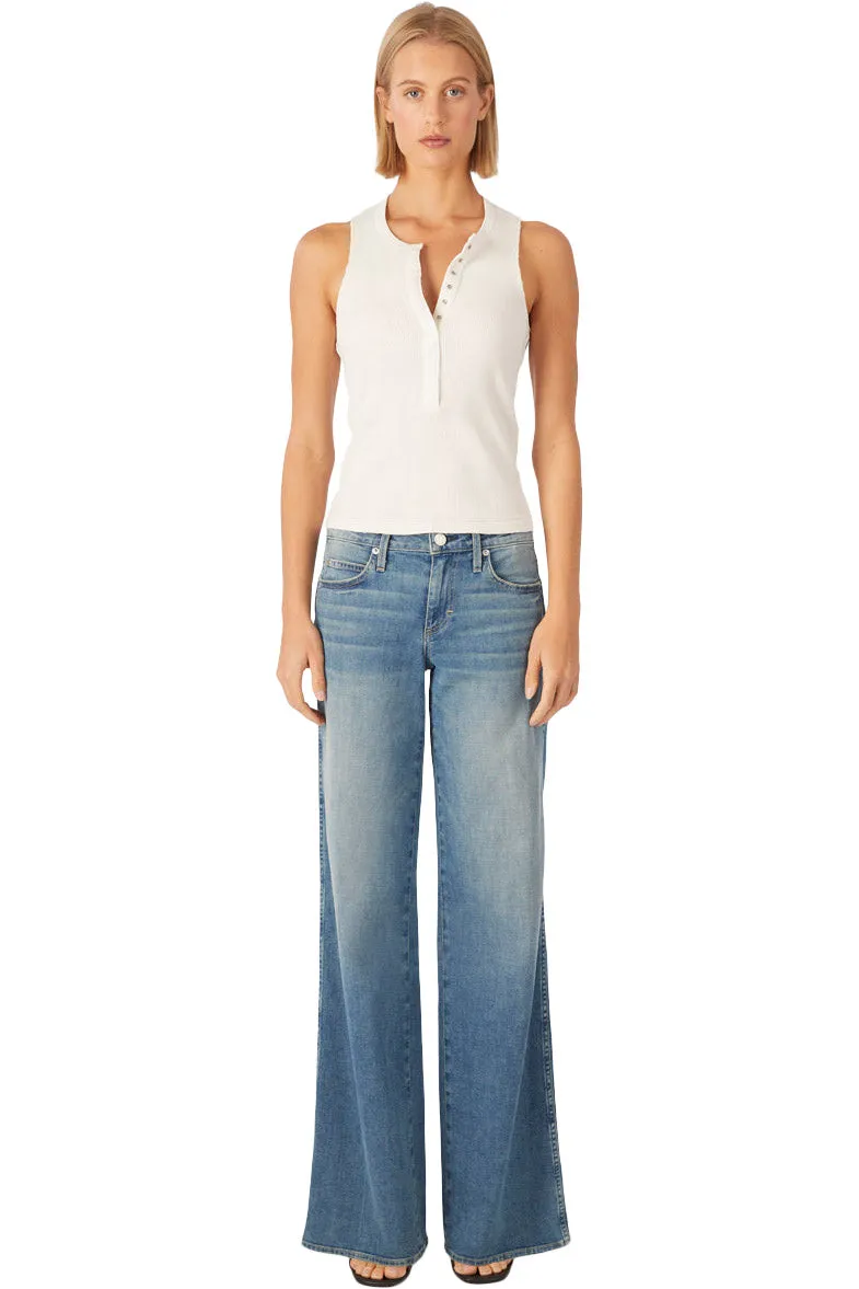 AMO Denim Sabine Wide Leg Jeans in Amour