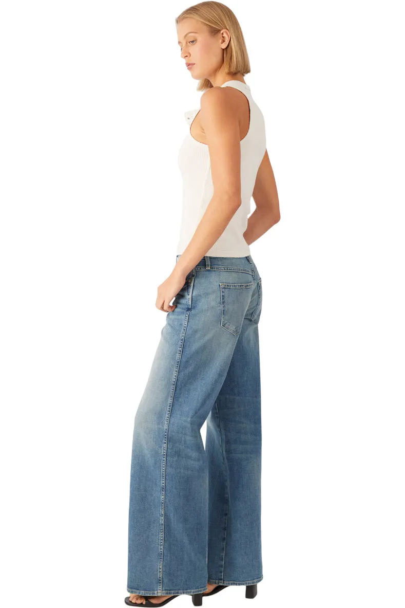 AMO Denim Sabine Wide Leg Jeans in Amour