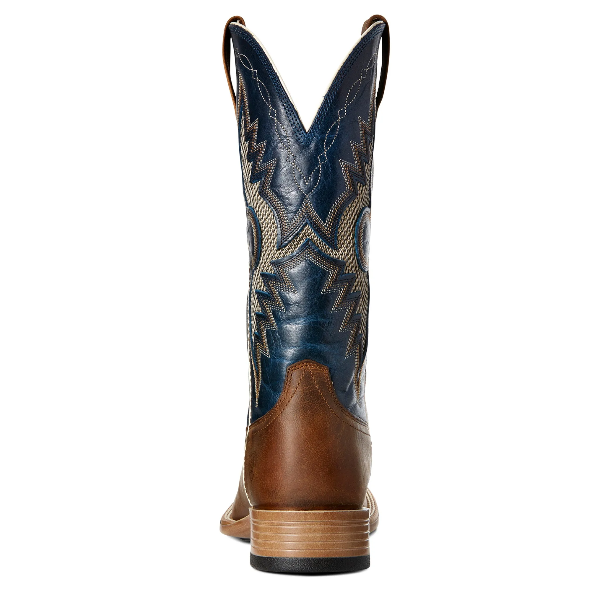 Ariat Men's Sorrel & Blue VenTek Square Toe Boots