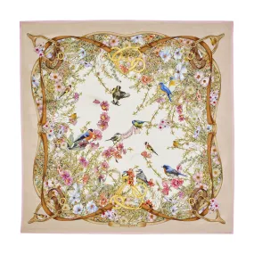 ASPINAL OF LONDON ONLINE EXCLUSIVE Edwardian Silk Scarf - Putty