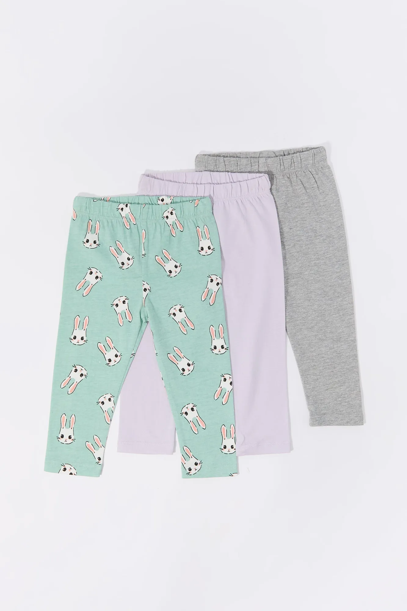 Baby Bunny Print Legging (3 Pack)