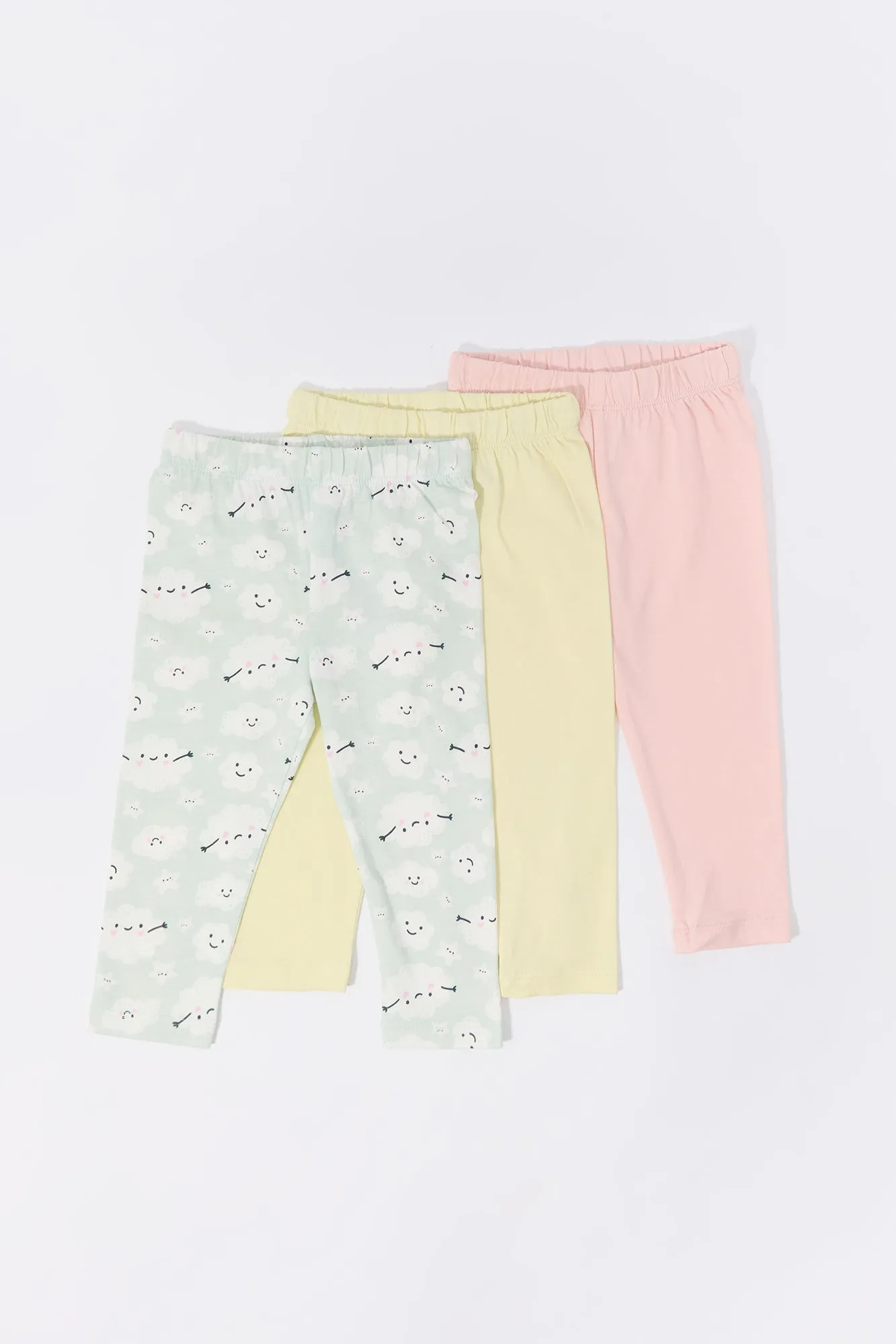 Baby Cloud Print Legging (3 Pack)