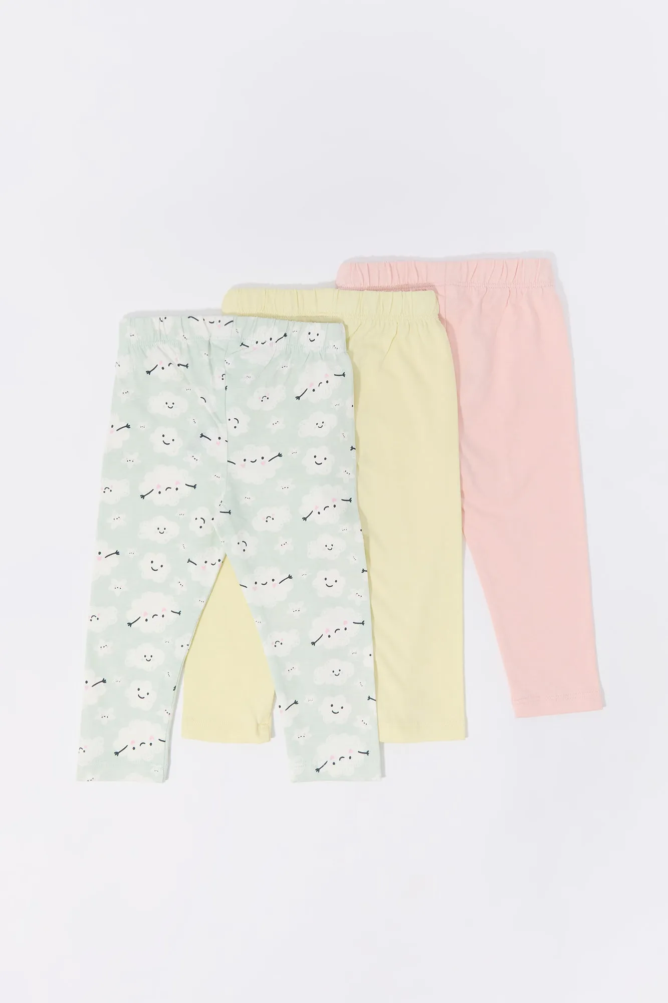 Baby Cloud Print Legging (3 Pack)