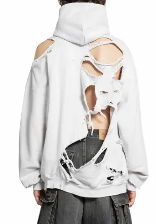 BALENCIAGA  |Pullovers Long Sleeves Cotton Oversized Luxury Hoodies