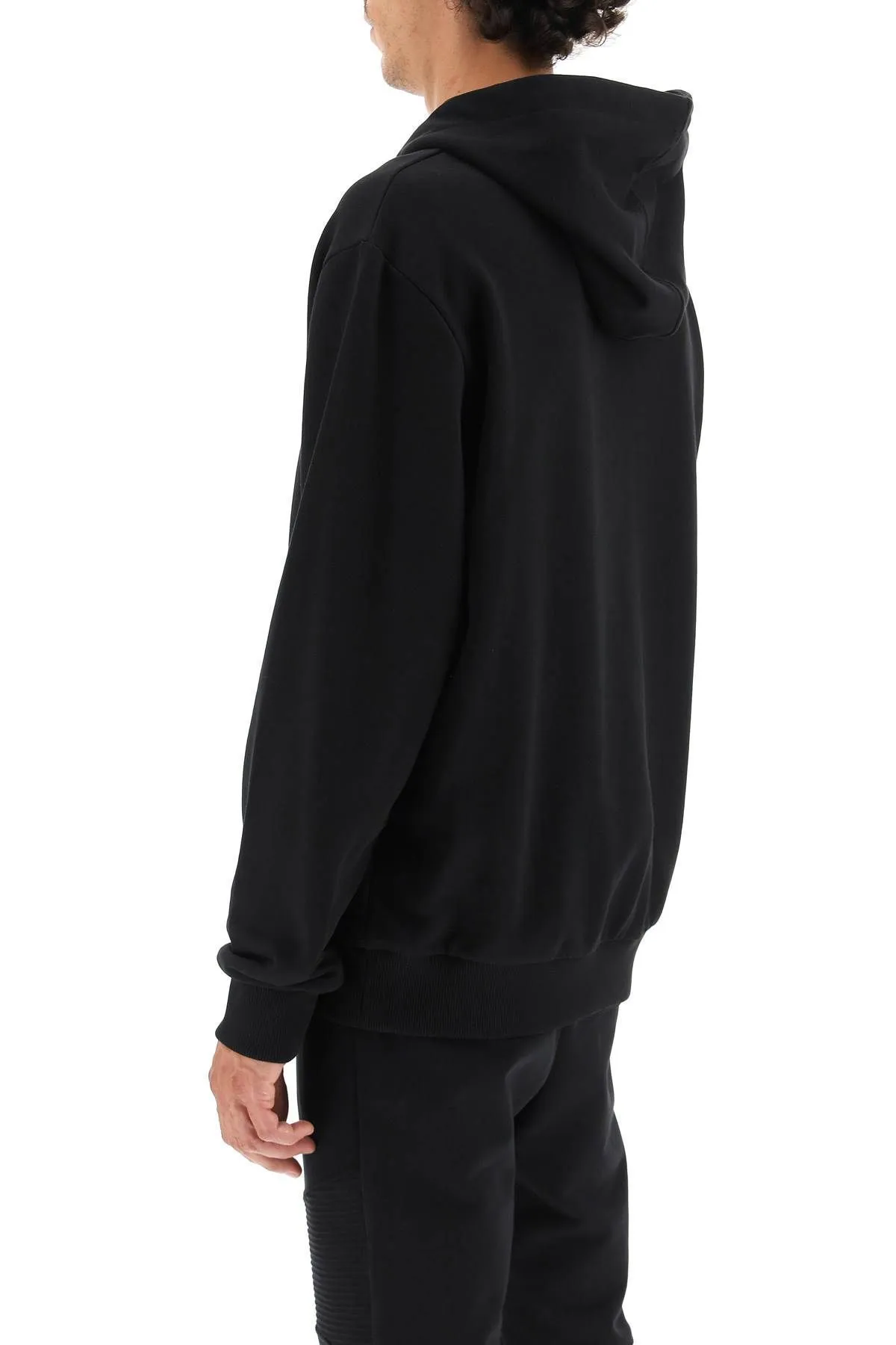 BALMAIN  |Pullovers Long Sleeves Cotton Logo Luxury Hoodies