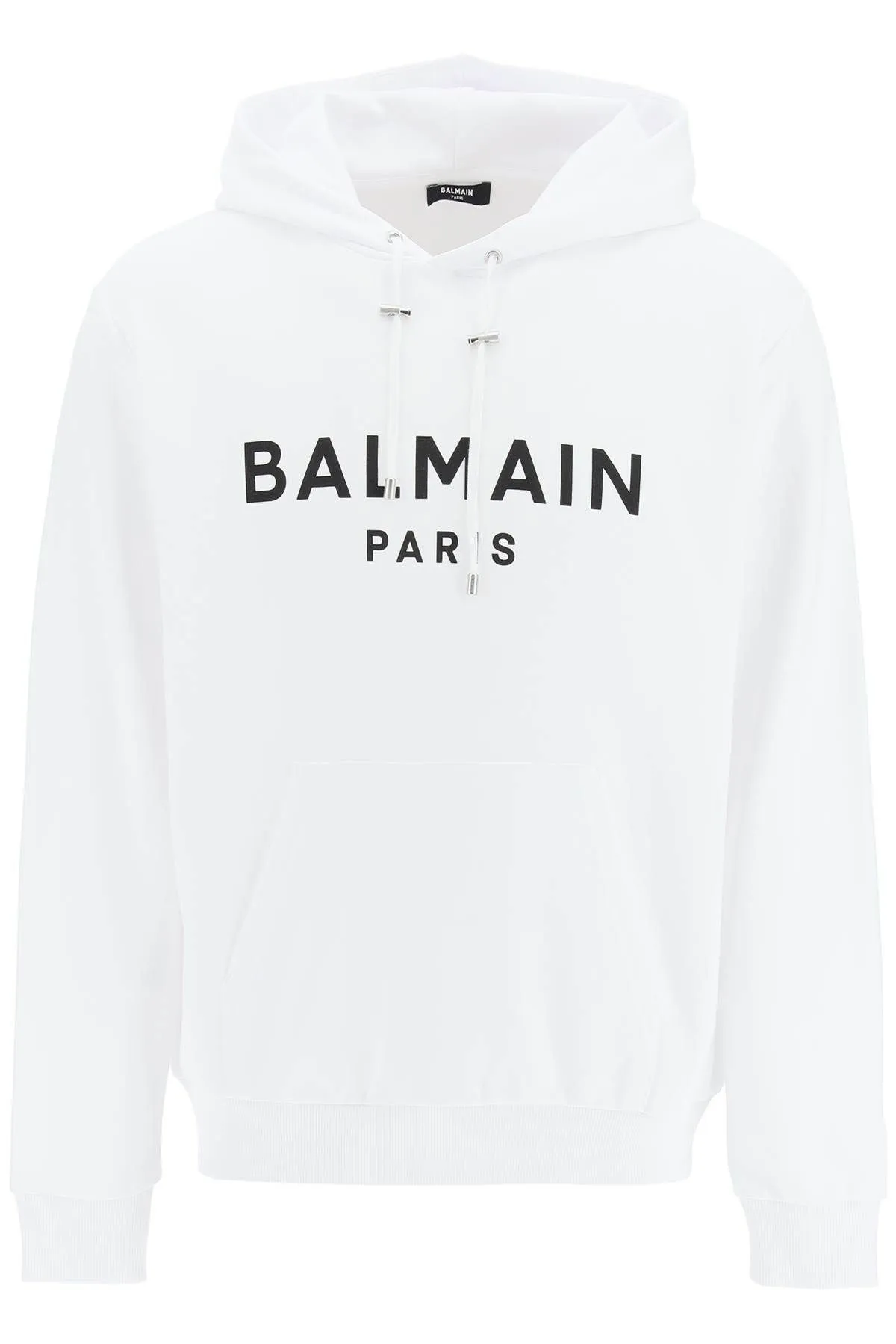 BALMAIN  |Pullovers Long Sleeves Cotton Logo Luxury Hoodies