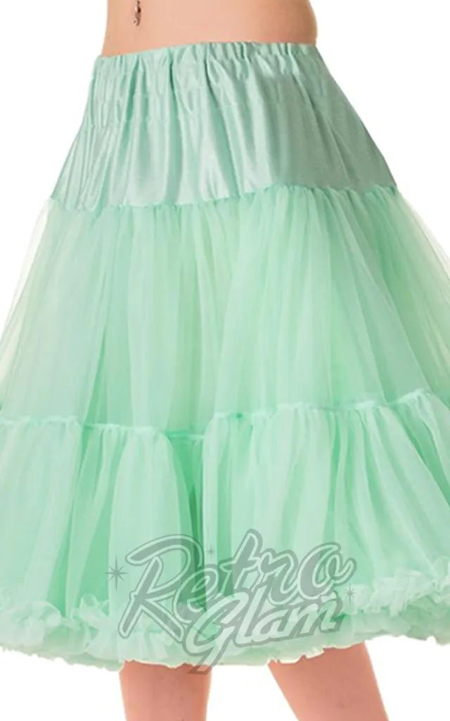 Banned Starlite Petticoat (Crinoline) in Mint Green