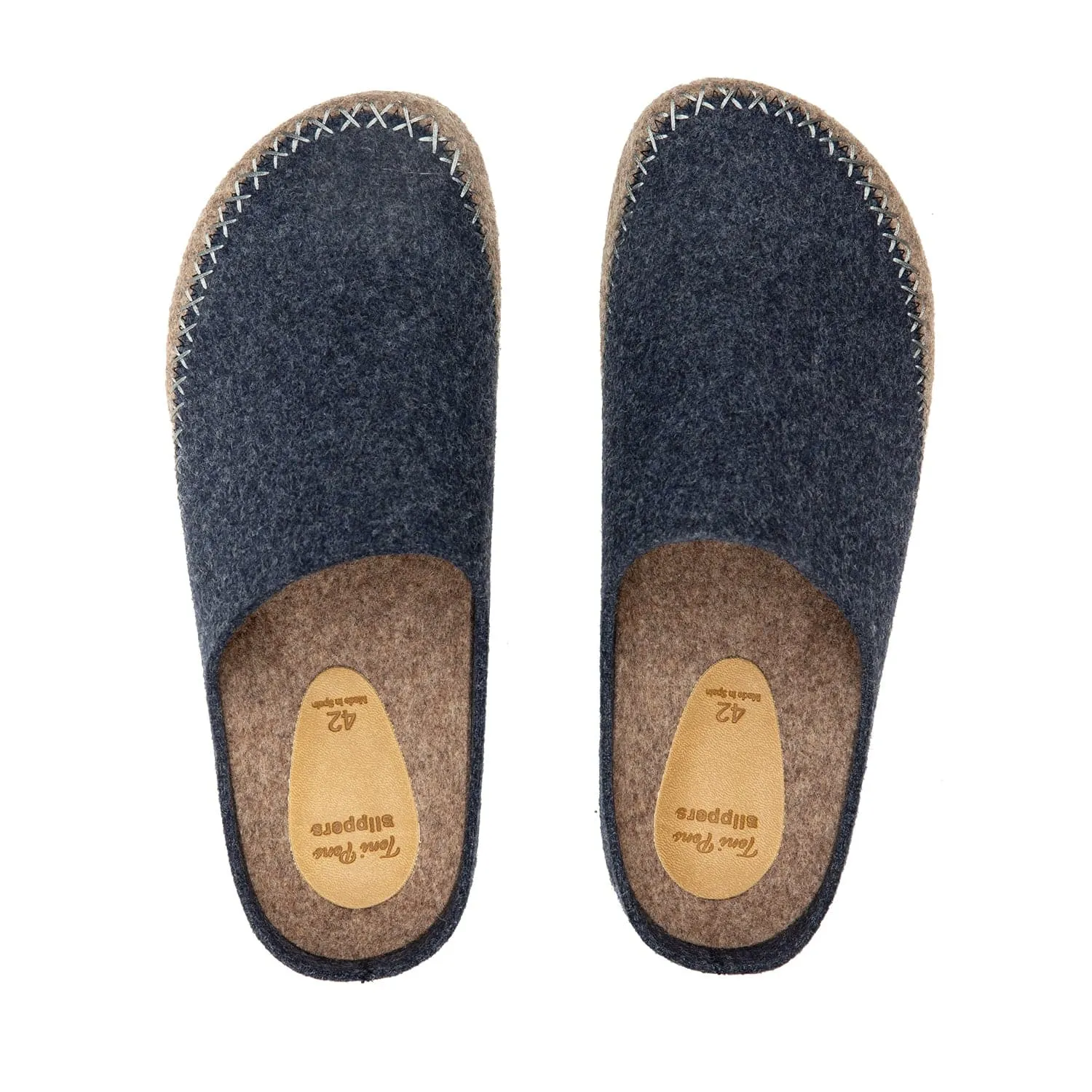 Basic Felt Slippers for Men - Liam