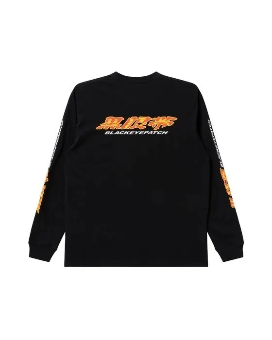 BlackEyePatch  |Crew Neck Pullovers Unisex Street Style Long Sleeves