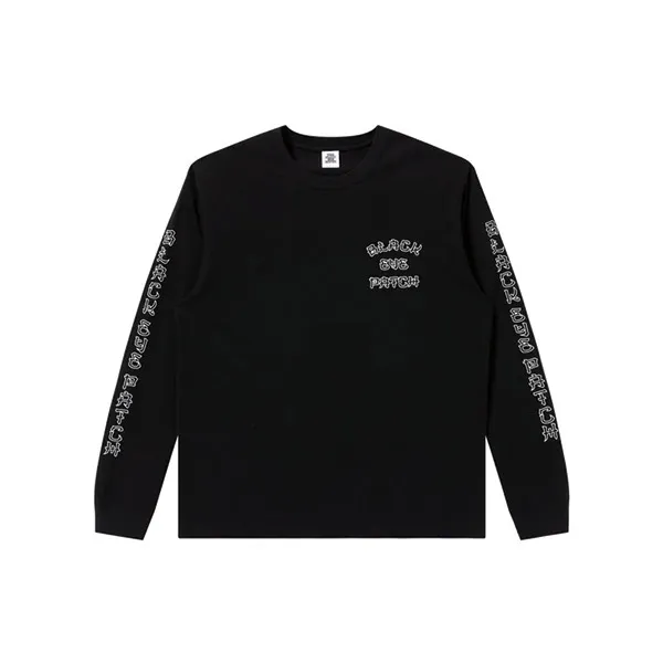 BlackEyePatch  |Crew Neck Street Style Long Sleeves Plain