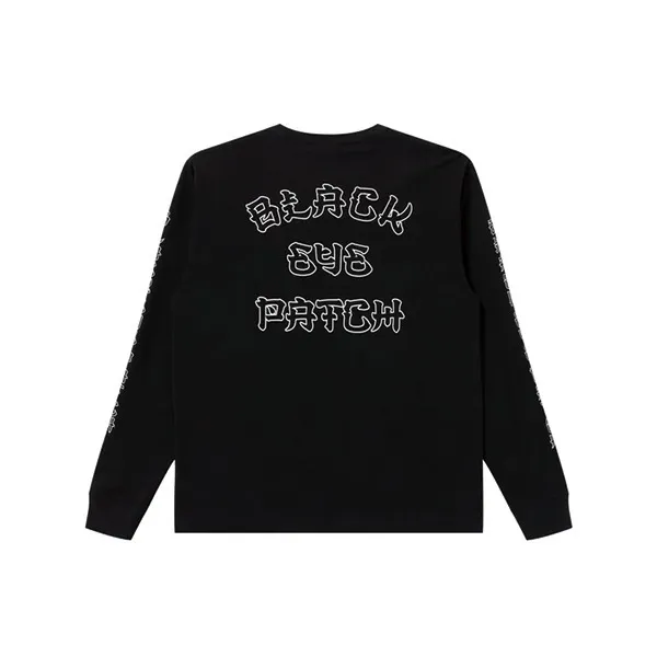 BlackEyePatch  |Crew Neck Street Style Long Sleeves Plain