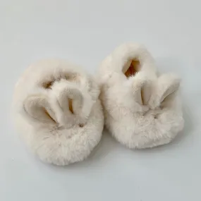 Bonpoint Faux Fur Bunny Slippers