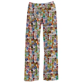 Brief Insanity Unisex USA Beers PJ Pants