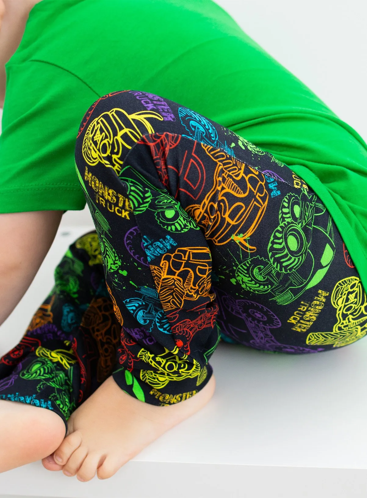 Buy FRED & NOAH Monster Truck Leggings 0-6 Month | Trousers and leggings | Tu