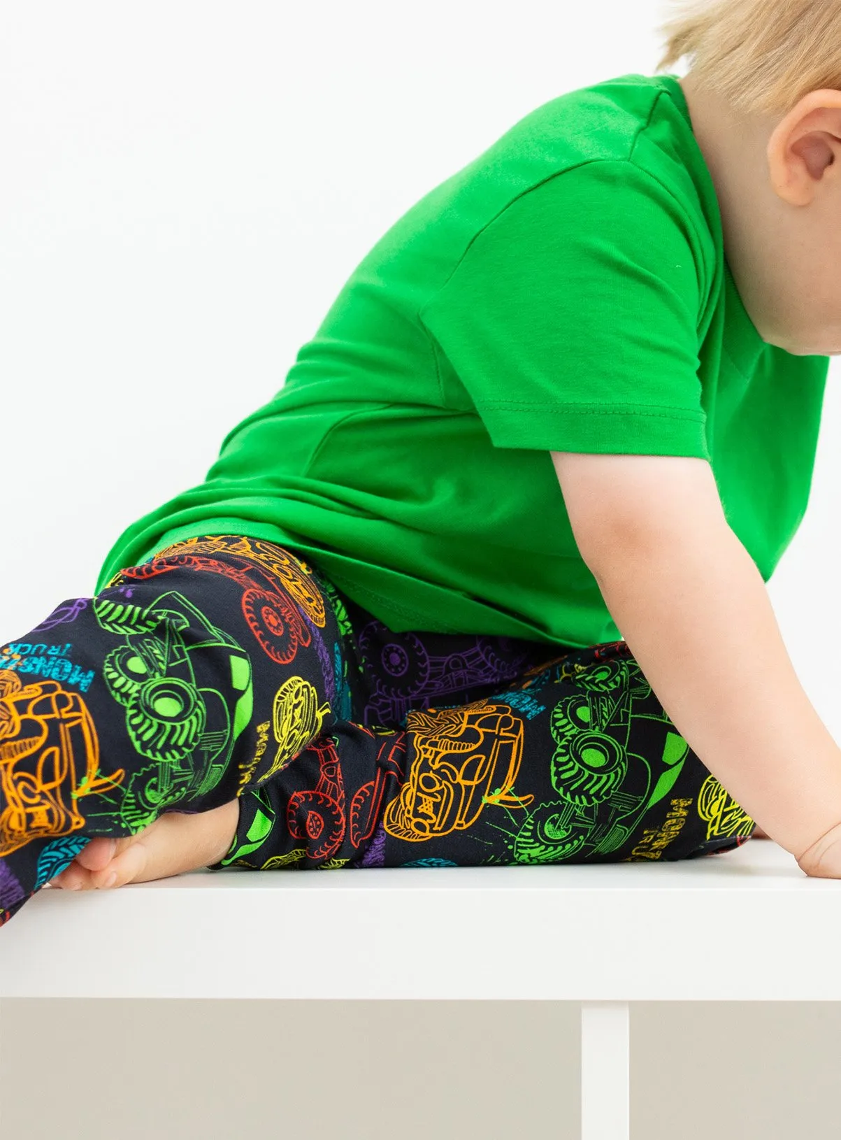 Buy FRED & NOAH Monster Truck Leggings 0-6 Month | Trousers and leggings | Tu