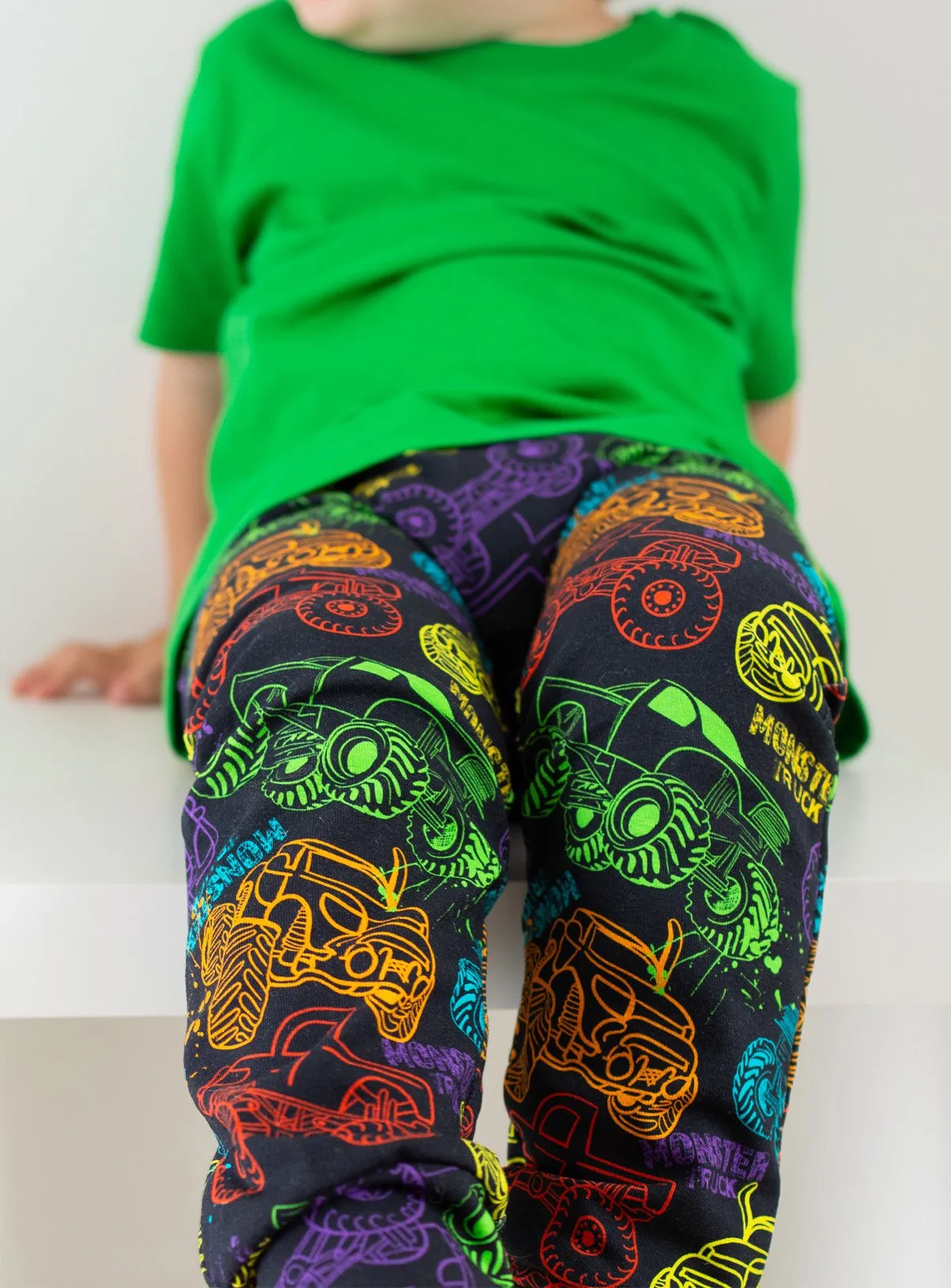 Buy FRED & NOAH Monster Truck Leggings 0-6 Month | Trousers and leggings | Tu