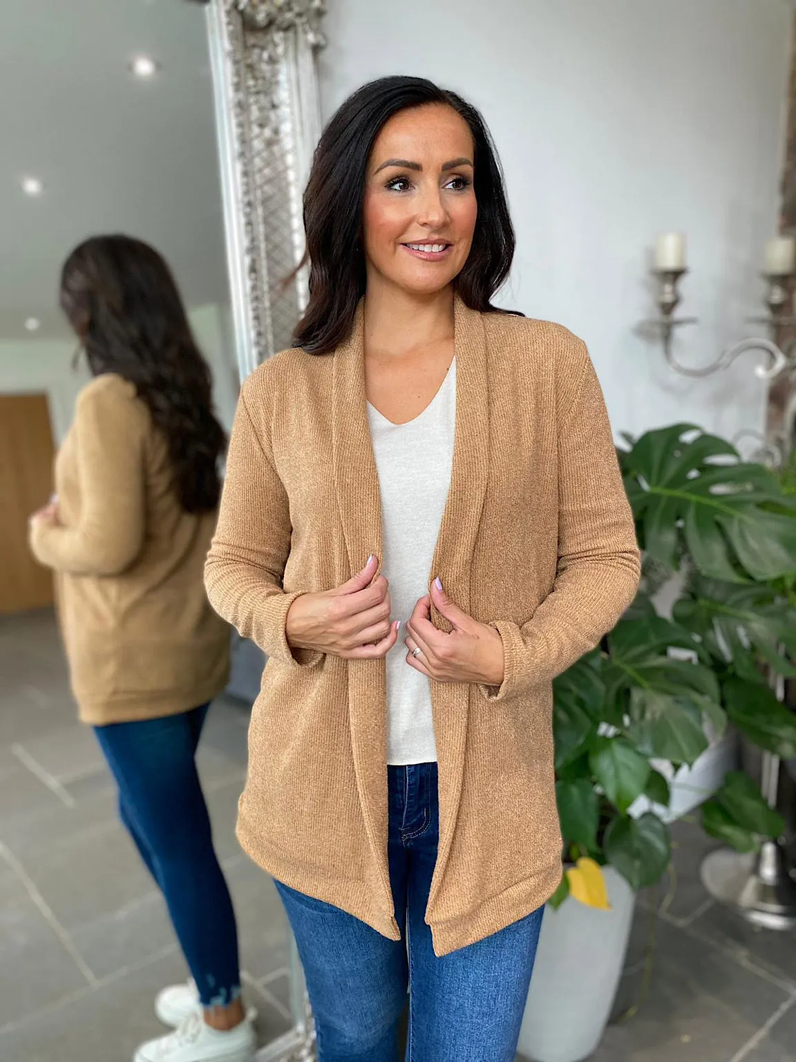 Caramel Lightweight Cardigan Rosie