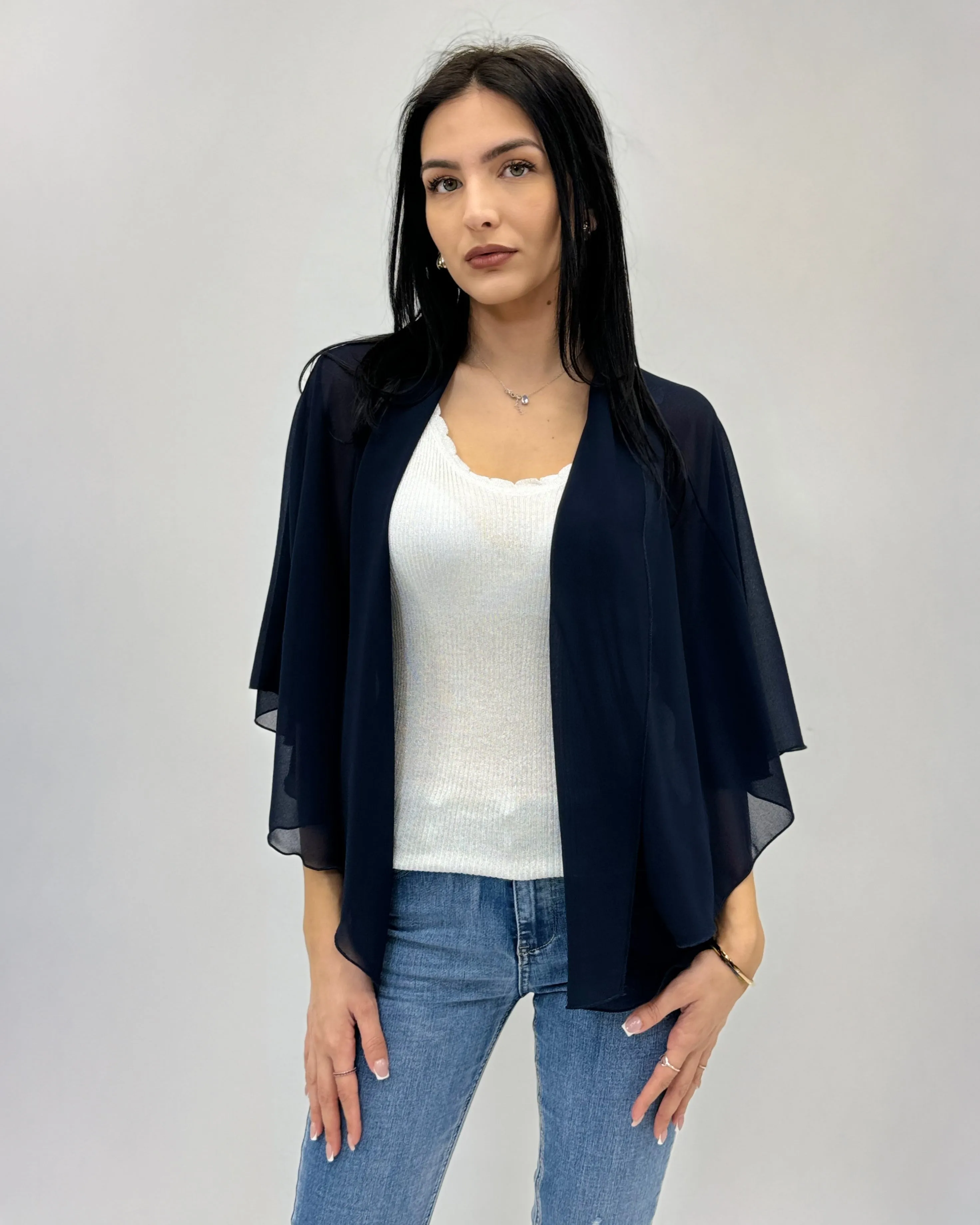 Cardigan leggero maniche ampie