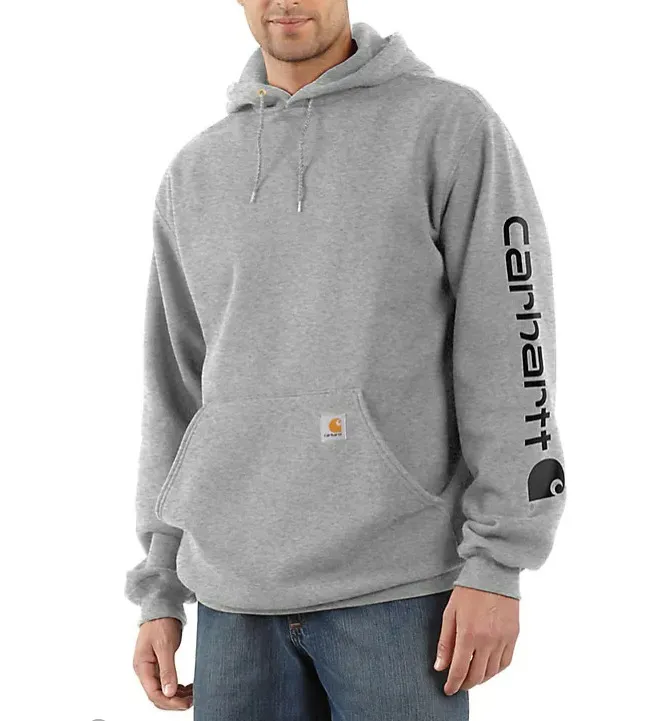 Carhartt  |Pullovers Long Sleeves Plain Cotton Logo Hoodies