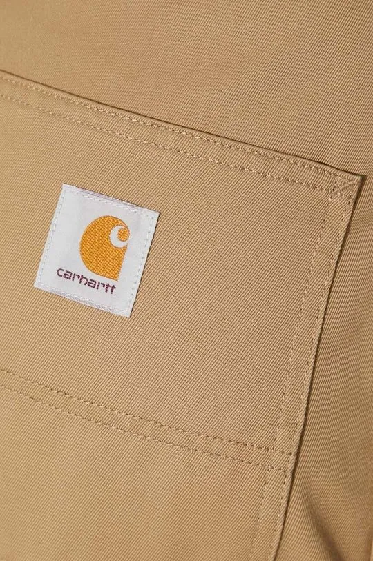 Carhartt WIP trousers Simple Pant men's beige color I020075.8Y02