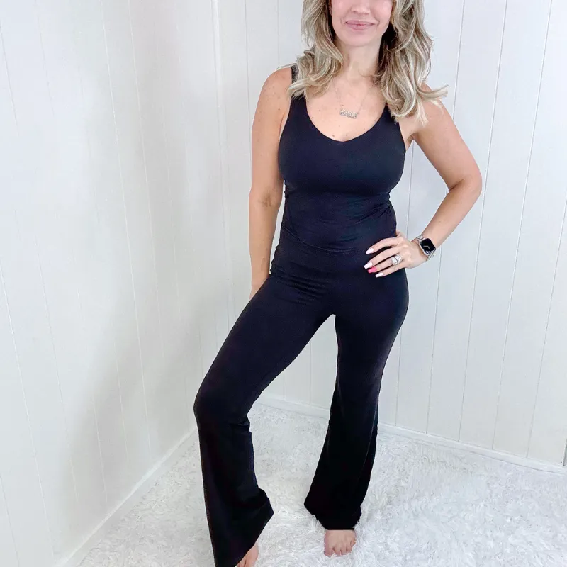 Chic Motion Butter Soft Flared Jumpsuit in 2 Colors