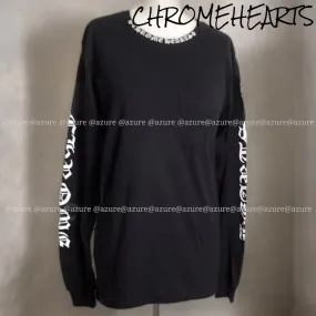 CHROME HEARTS  |Crew Neck Pullovers Unisex Street Style Long Sleeves Plain