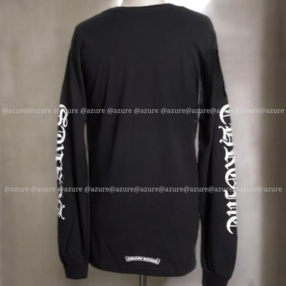 CHROME HEARTS  |Crew Neck Pullovers Unisex Street Style Long Sleeves Plain