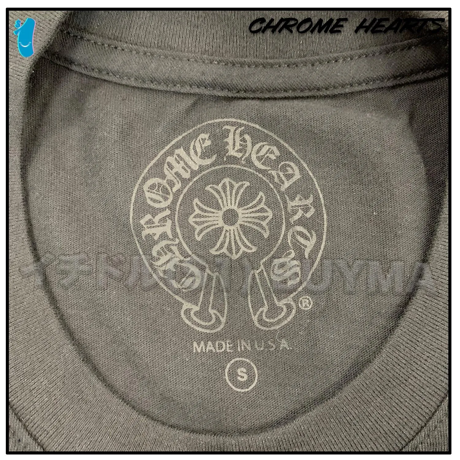 CHROME HEARTS  |Unisex Street Style U-Neck Long Sleeves Cotton