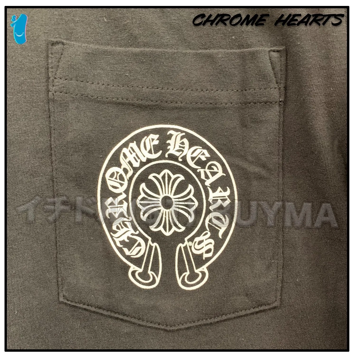 CHROME HEARTS  |Unisex Street Style U-Neck Long Sleeves Cotton