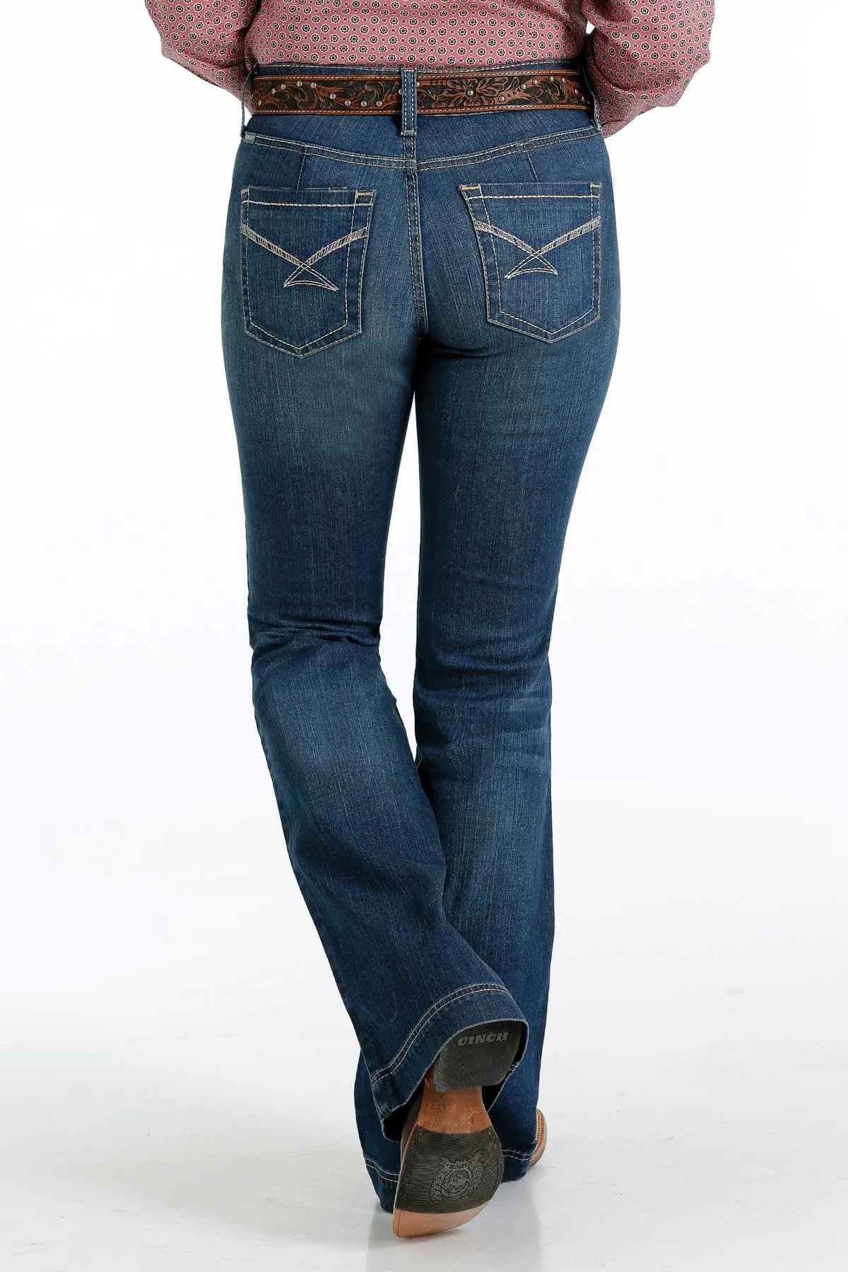 Cinch Womens Lynden Medium Stone Jeans