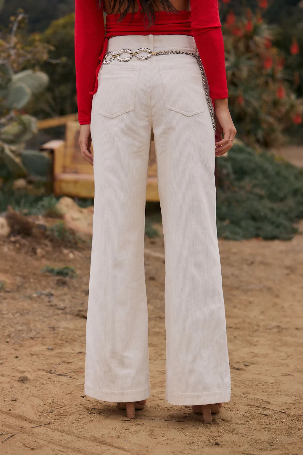 Clarence Cream Corduroy Pants