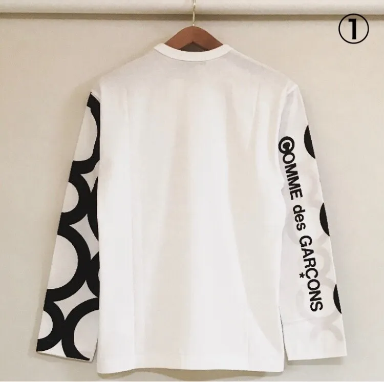 COMME des GARCONS  |Crew Neck Pullovers Unisex Street Style Long Sleeves Cotton