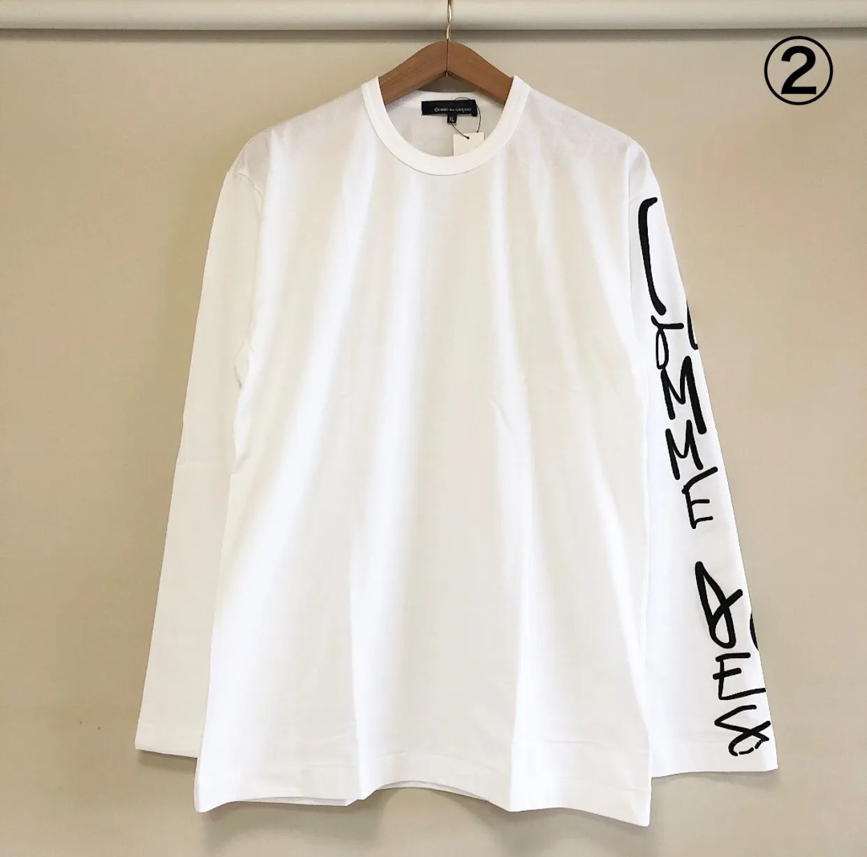 COMME des GARCONS  |Crew Neck Pullovers Unisex Street Style Long Sleeves Cotton