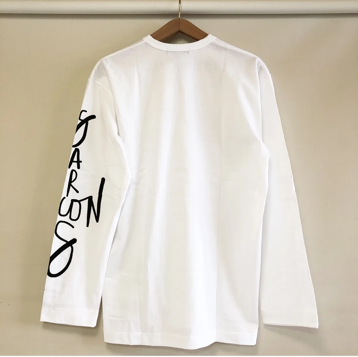 COMME des GARCONS  |Crew Neck Pullovers Unisex Street Style Long Sleeves Cotton