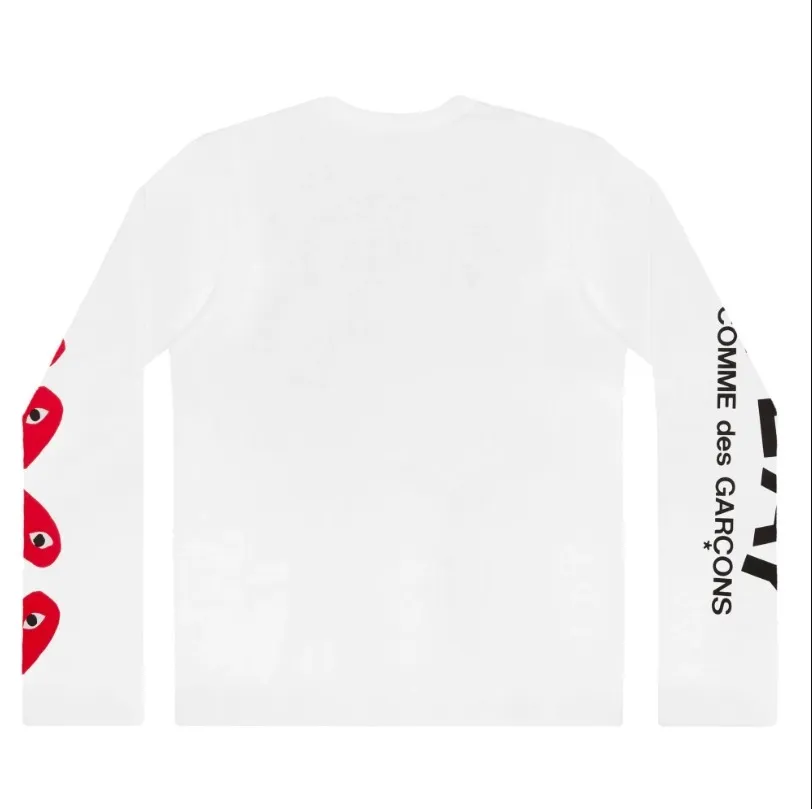 COMME des GARCONS  |Crew Neck Unisex Street Style Long Sleeves Plain Cotton