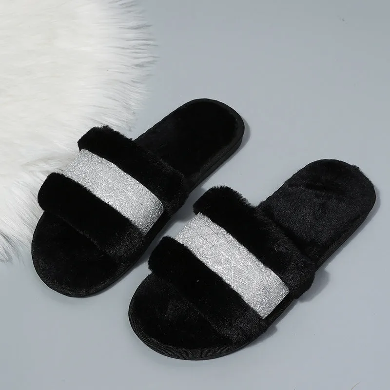 Cozy Fur-Lined Slippers