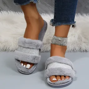 Cozy Fur-Lined Slippers